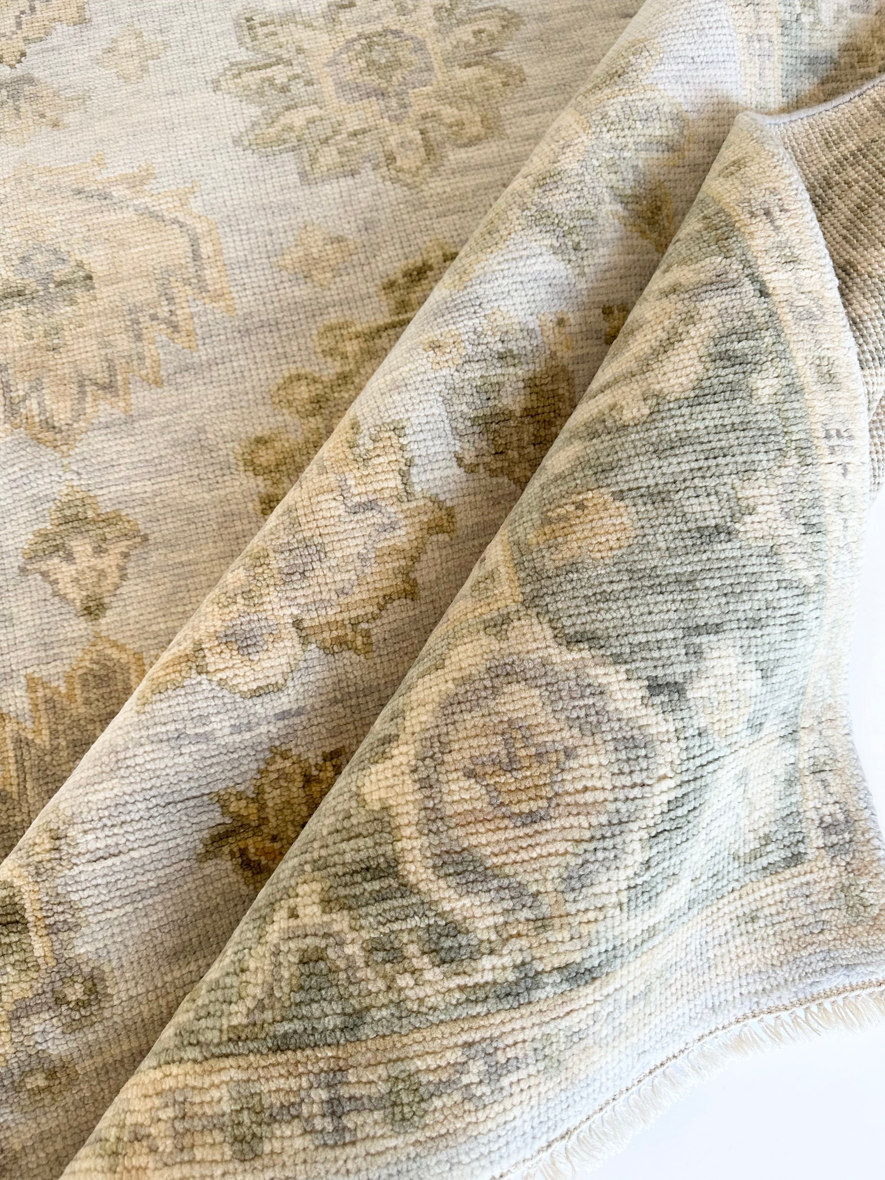 Close-up of textured fabric with a pattern on a white background