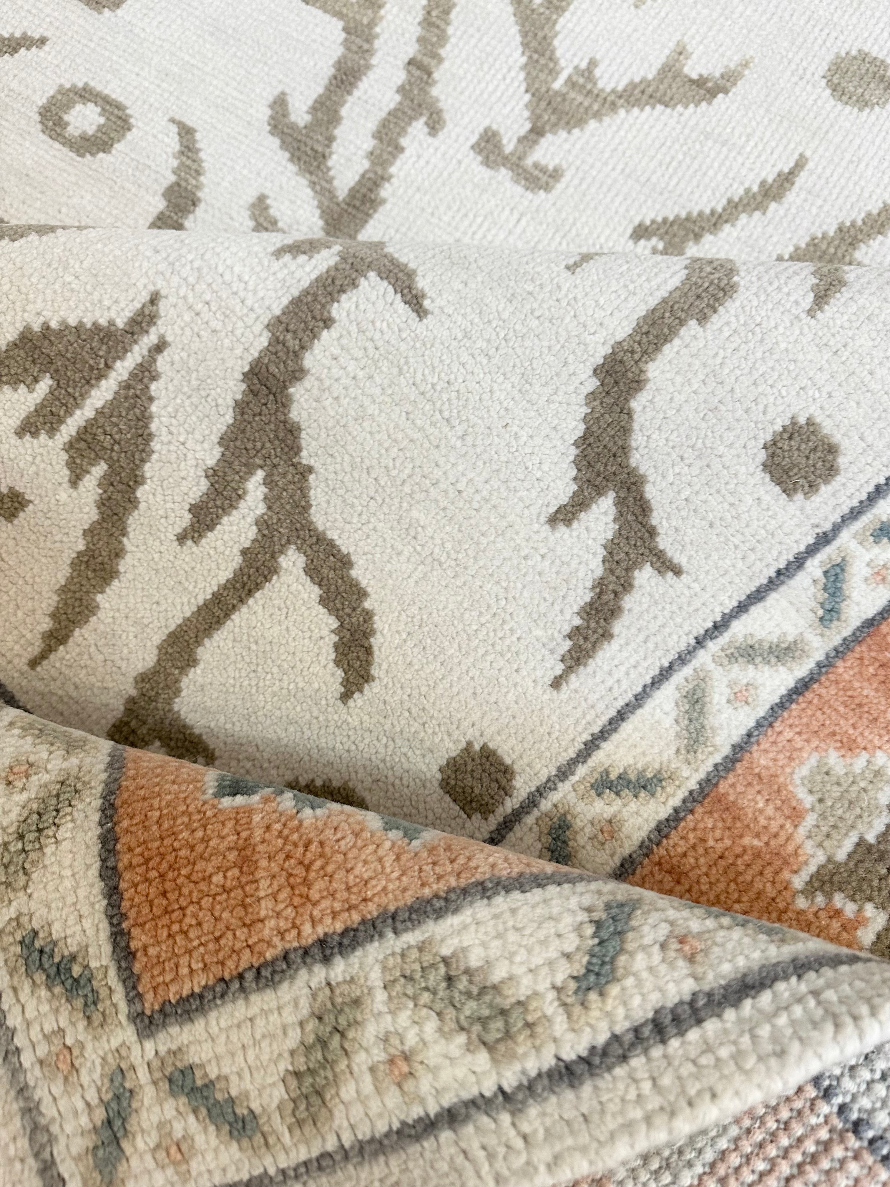 Lhasa Coral Modern Oushak – DFW Textile Sourcing