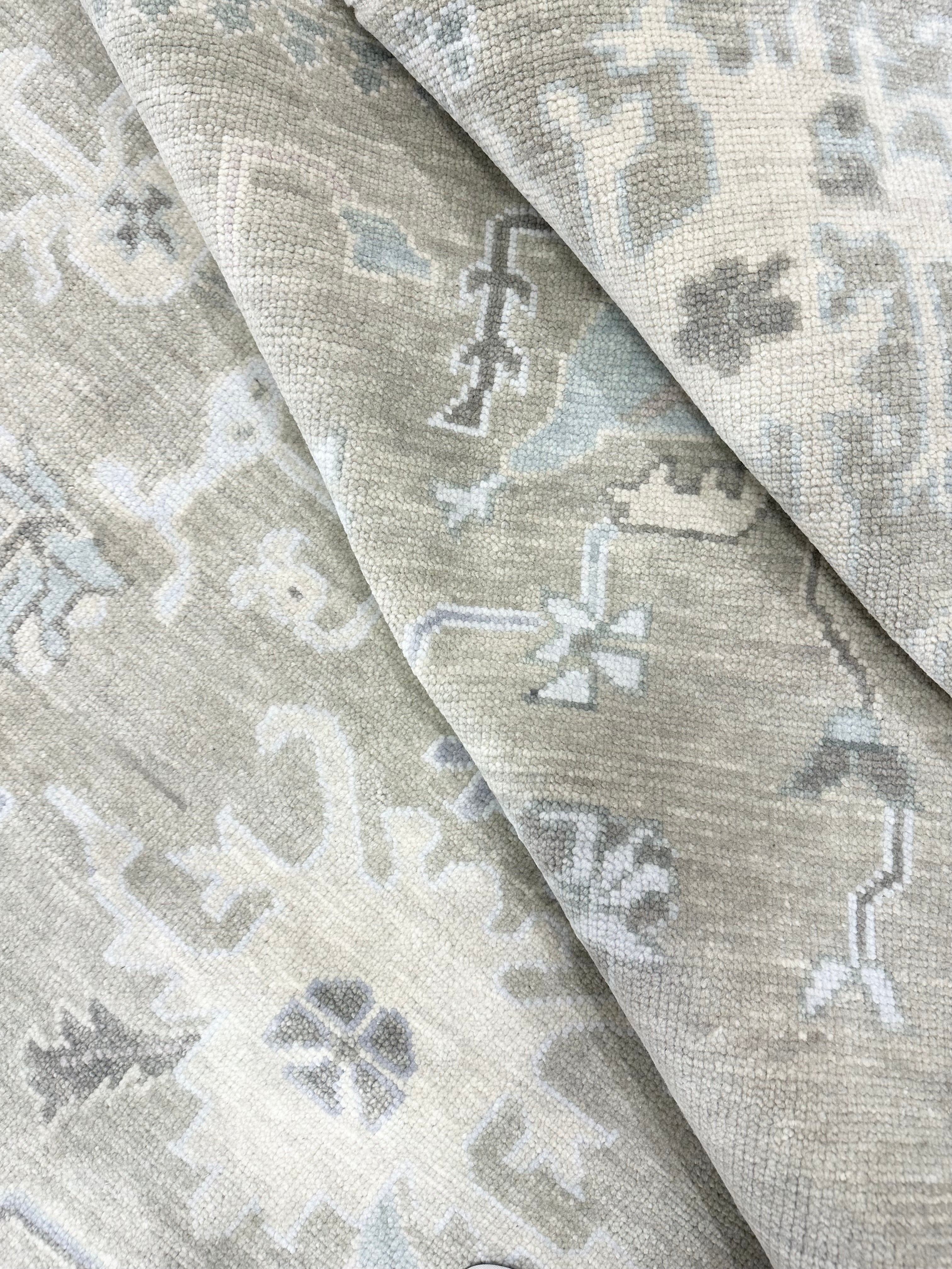 vintage USA fablic ラグ Casablanca Neutral Modern Oushak – DFW Textile Sourcing