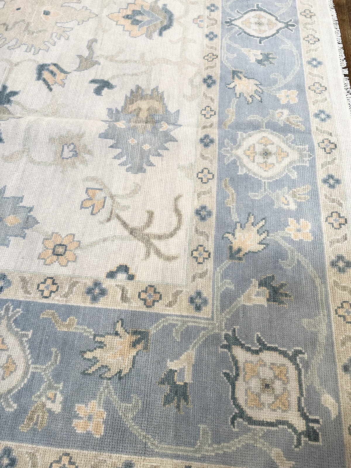 Georgetown Blue Modern Oushak – DFW Textile Sourcing