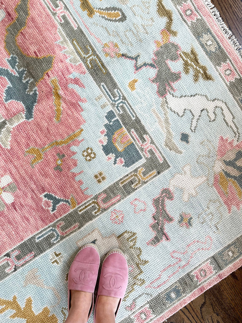 Tyler Neutral Modern Oushak Rug – DFW Textile Sourcing